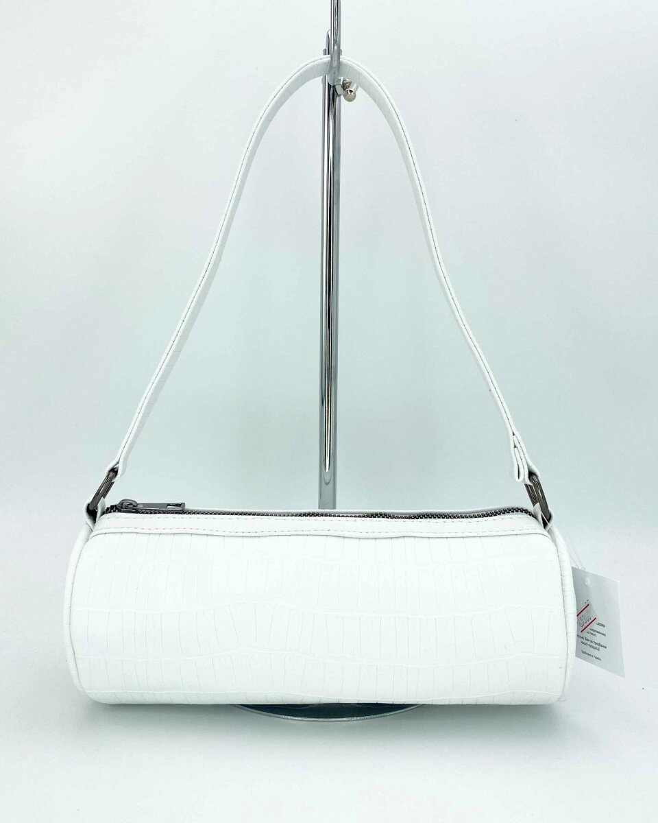 Жіноча сумка «Бетс» біла від компанії Shock km ua - фото 1
