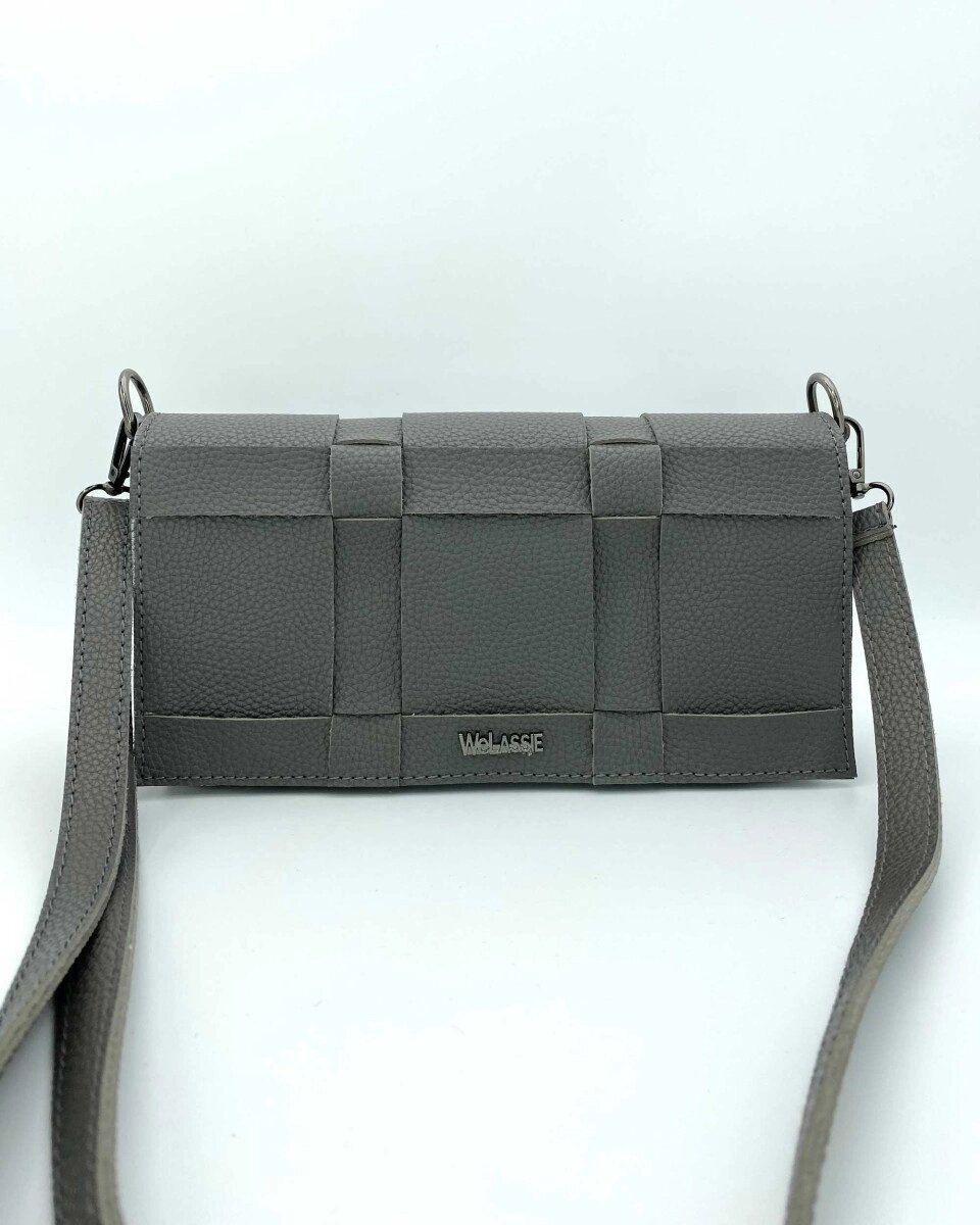Жіноча сумка «Ірма» сіра від компанії Shock km ua - фото 1