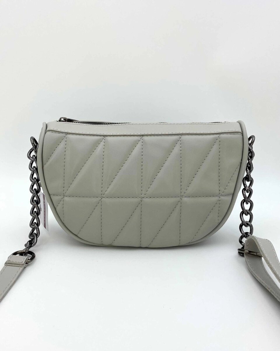 Жіноча сумка «Лайзі» сіра від компанії Shock km ua - фото 1