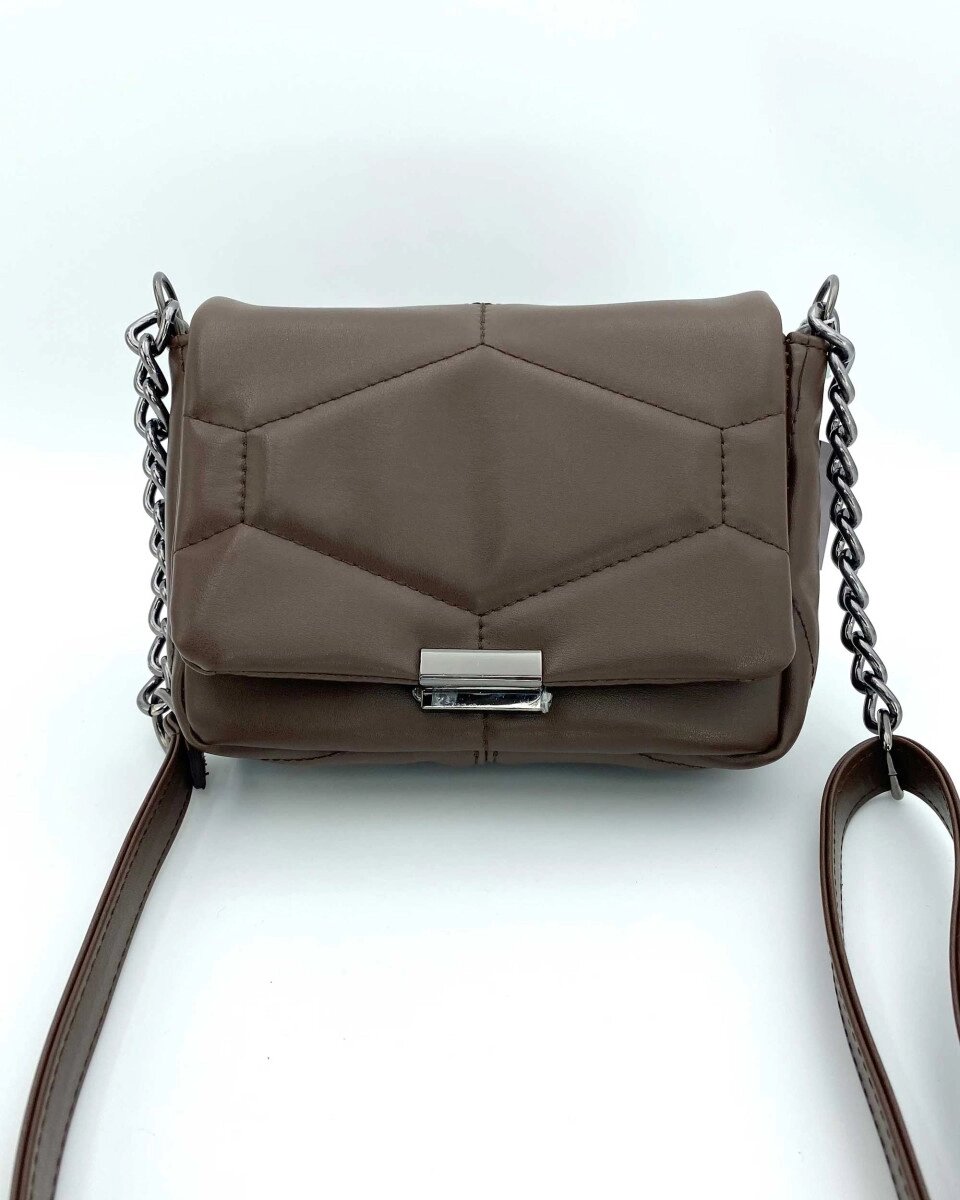 Жіноча сумка «Санді» коричнева від компанії Shock km ua - фото 1