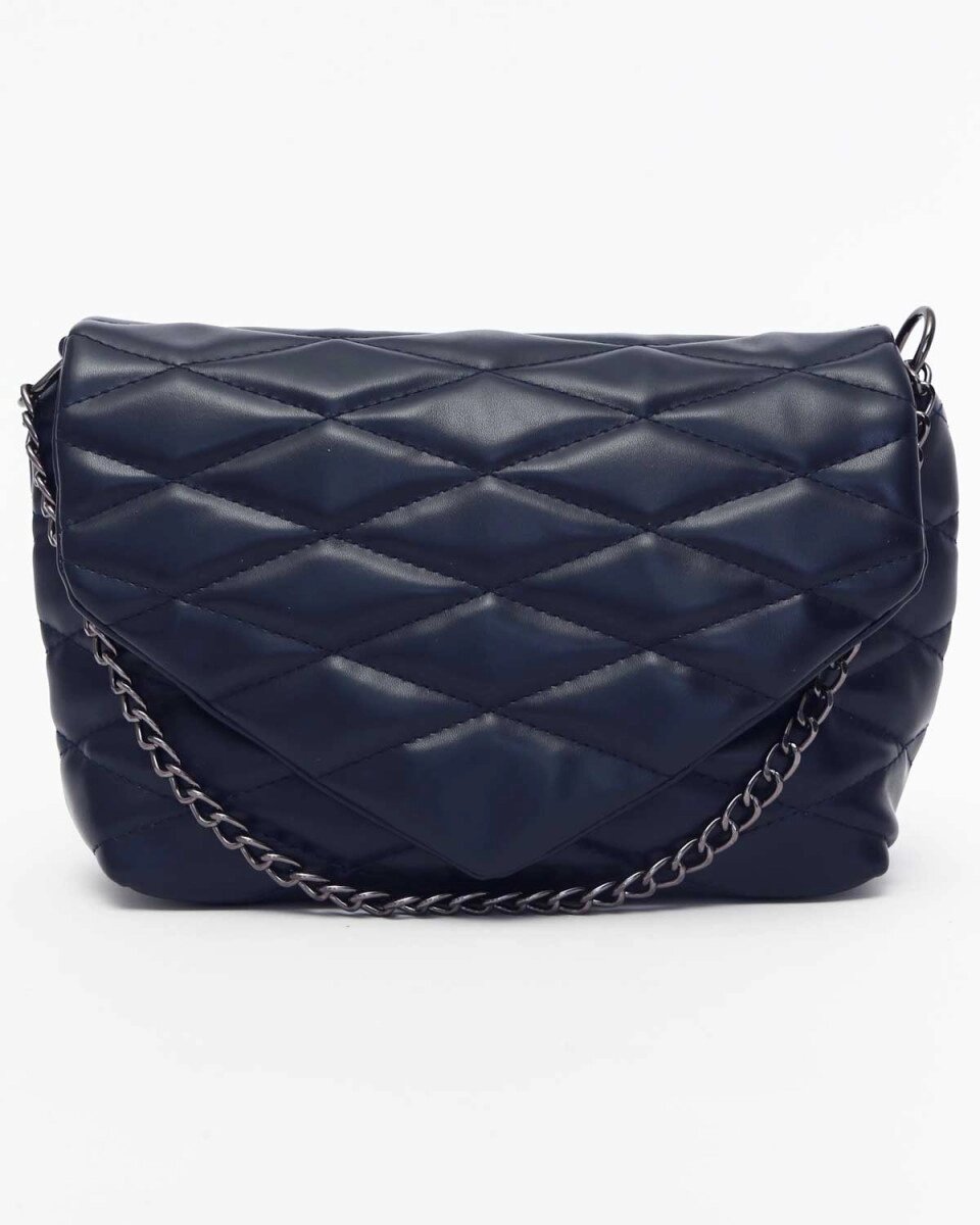 Жіноча сумка «Шарлота» темно-синя від компанії Shock km ua - фото 1