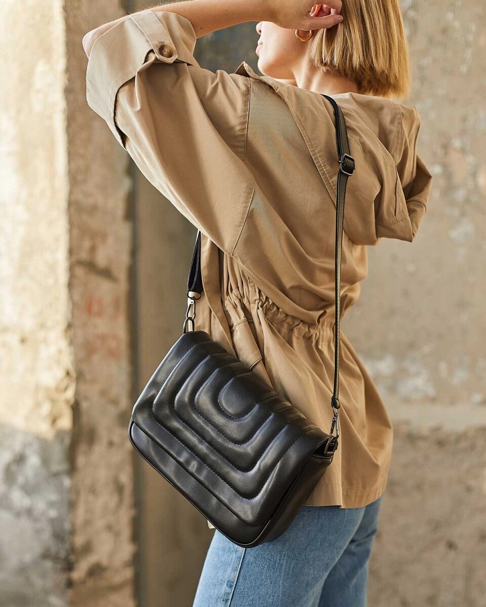 Жіноча сумка «Тиффані» чорна від компанії Shock km ua - фото 1