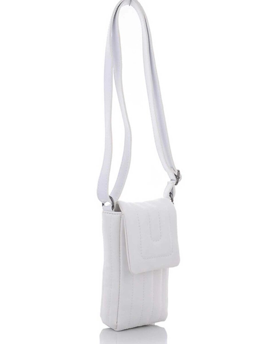 Жіноча сумка «Тотті» біла від компанії Shock km ua - фото 1
