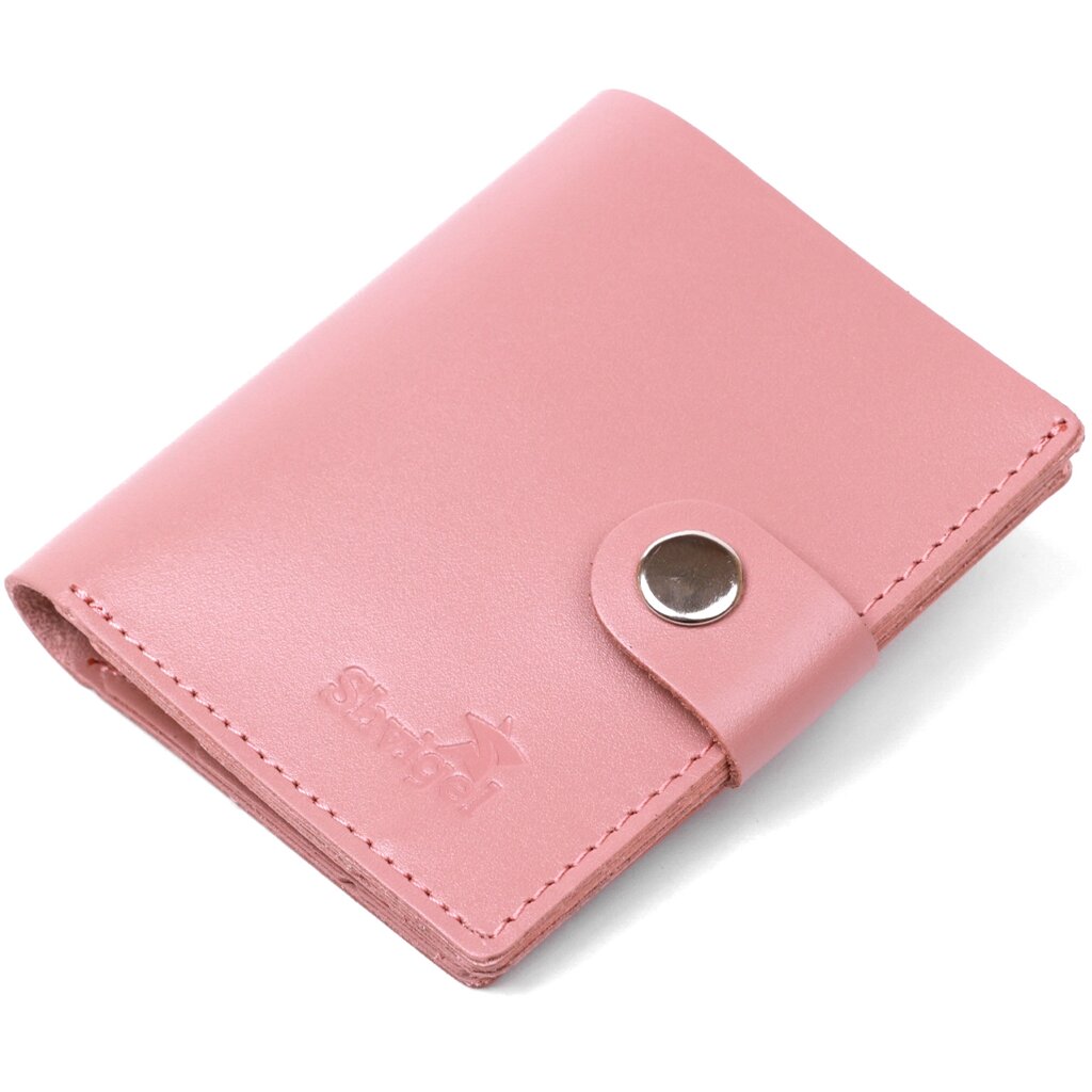 Жіноче портмоне з натуральної шкіри Shvigel 16509 Рожевий від компанії Shock km ua - фото 1