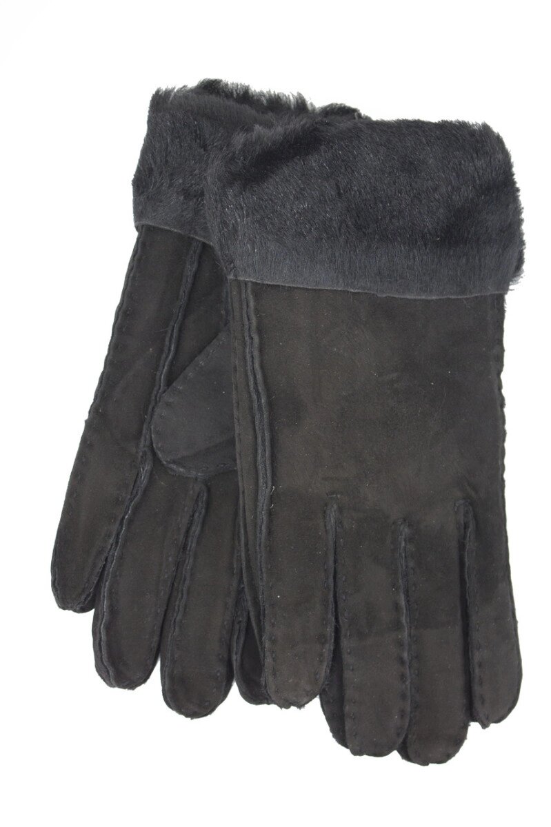 Жіночі рукавички Чорні Віктор від компанії Shock km ua - фото 1
