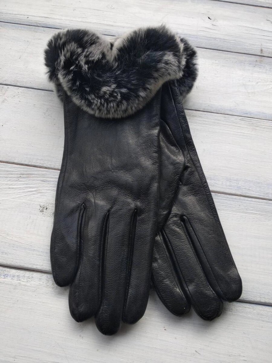 Жіночі рукавички Felix з хутром Маленькі 10-356 від компанії Shock km ua - фото 1