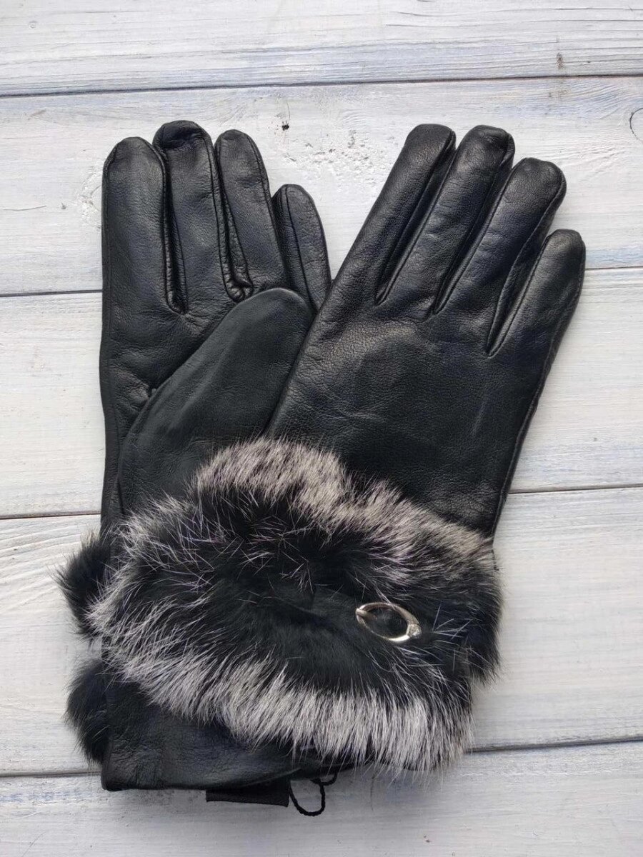 Жіночі рукавички Felix з хутром Маленькі 10w-455s1 від компанії Shock km ua - фото 1