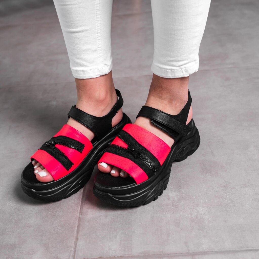 Жіночі сандалі Fashion Gabby 3062 36 розмір 23 см Чорний від компанії Shock km ua - фото 1