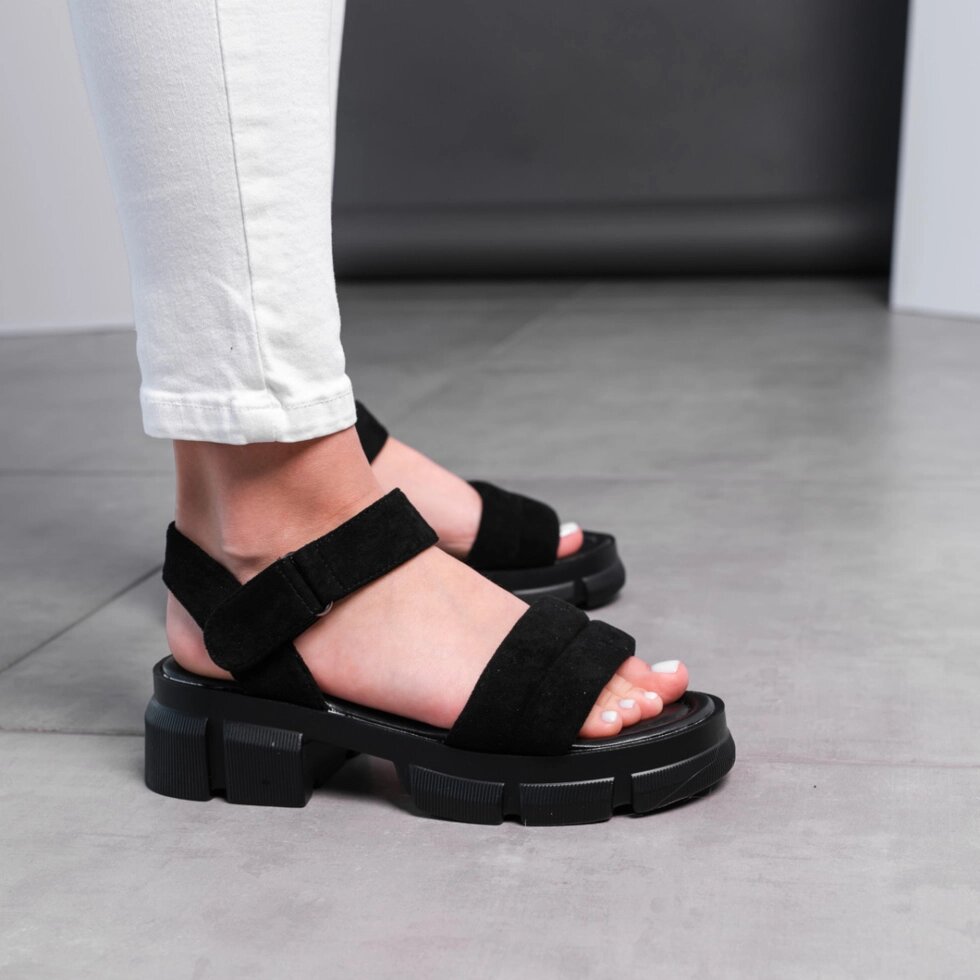 Жіночі сандалі Fashion Sheba 3629 40 розмір 25,5 см Чорний від компанії Shock km ua - фото 1