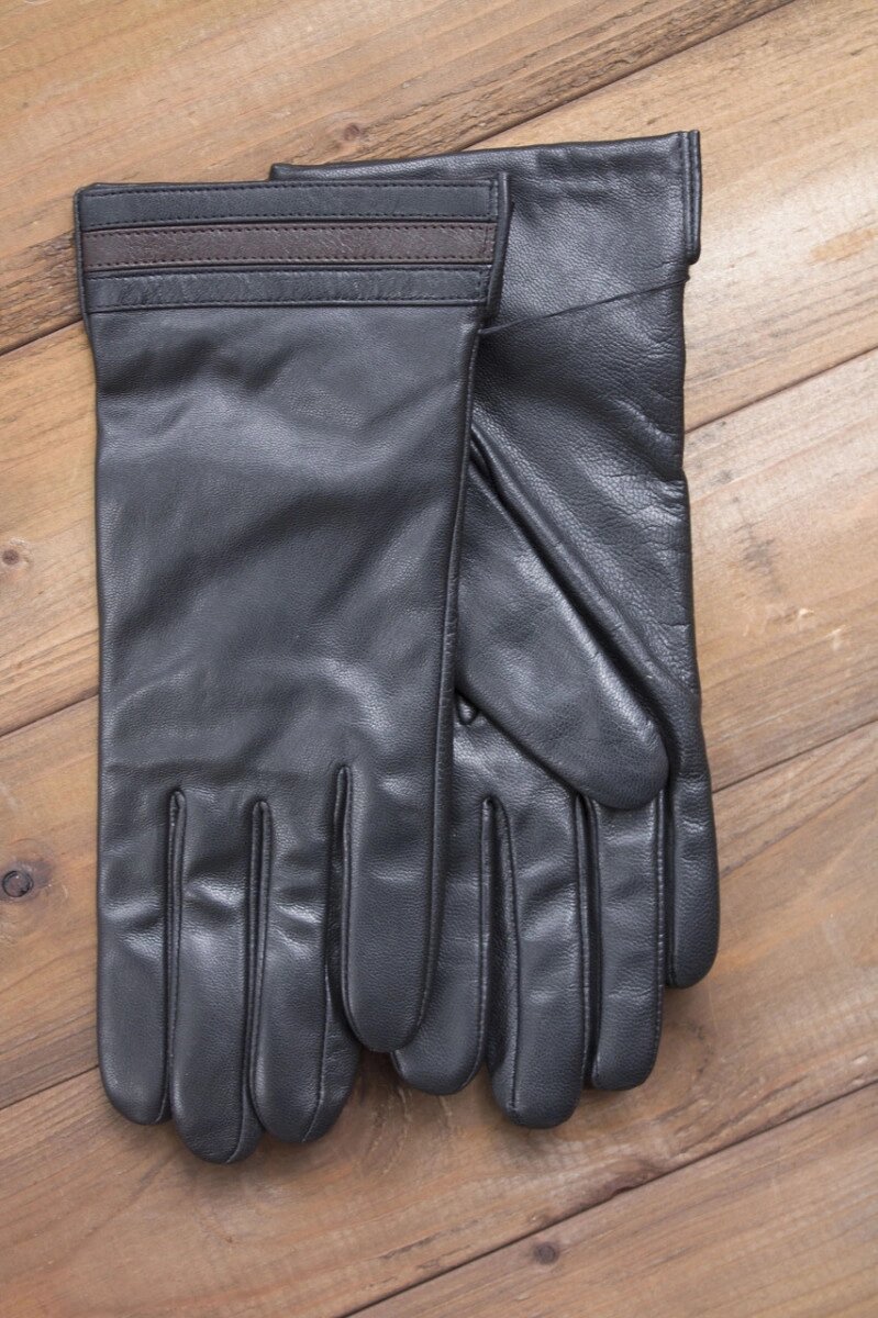 Жіночі сенсорні шкіряні рукавички 1-946s1 від компанії Shock km ua - фото 1
