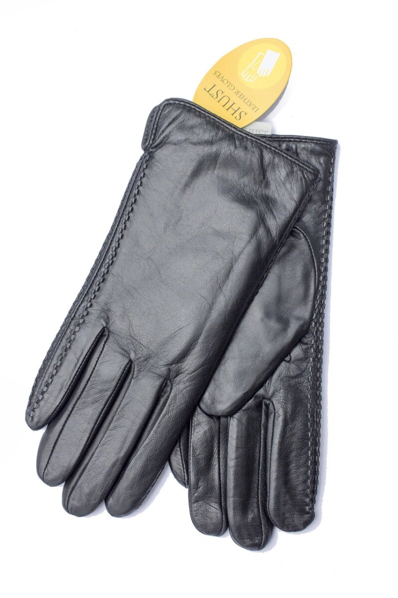 Жіночі шкіряні рукавички 2-784s2 від компанії Shock km ua - фото 1