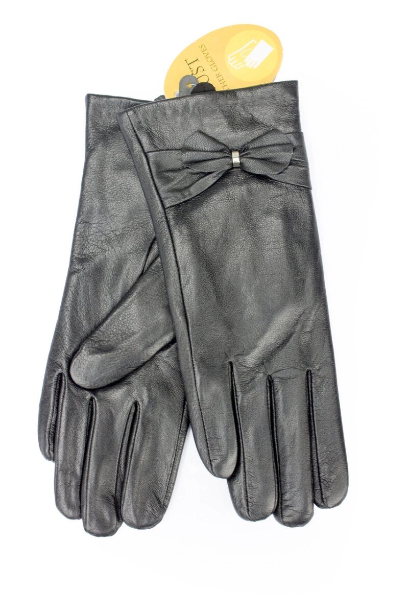 Жіночі шкіряні рукавички 302s1 від компанії Shock km ua - фото 1