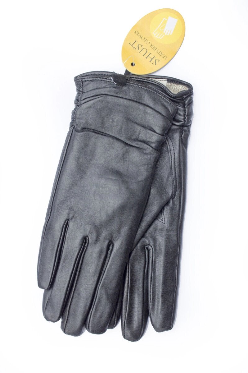Жіночі шкіряні рукавички 4-739s3 від компанії Shock km ua - фото 1