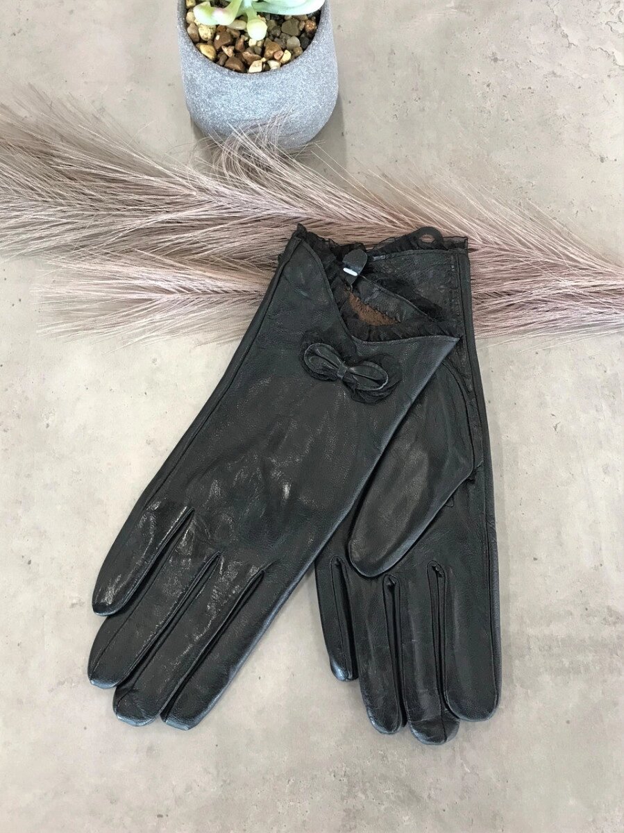 Жіночі шкіряні рукавички Felix Маленькі 10-357 від компанії Shock km ua - фото 1