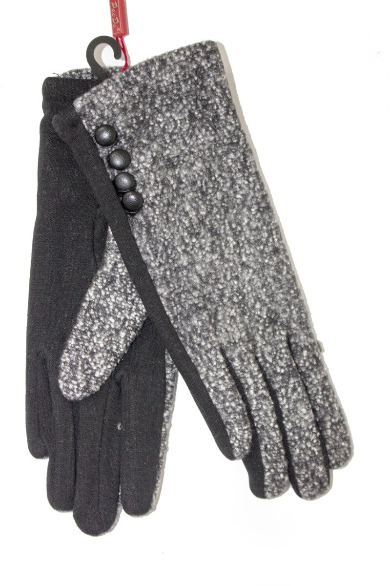 Жіночі стрейчеві рукавички Комбіновані Маленькі від компанії Shock km ua - фото 1