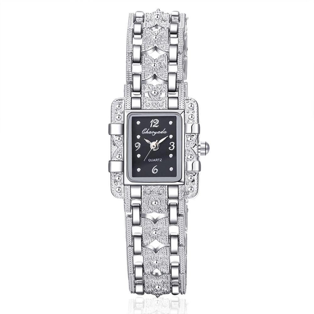 Жіночій наручний годинник з сріблястим браслетом код 422 від компанії Shock km ua - фото 1