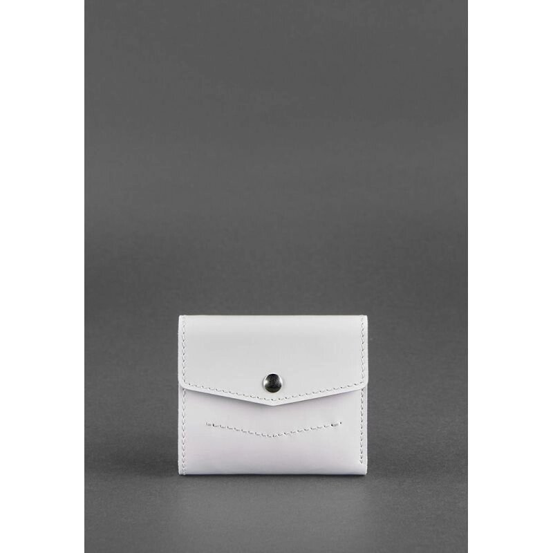 Жіночий шкіряний гаманець 2.1 Білий від компанії Shock km ua - фото 1