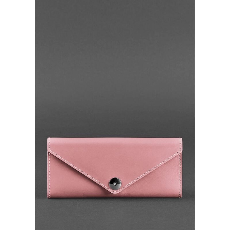Жіночий шкіряний гаманець Керрі 1.0 рожевий від компанії Shock km ua - фото 1