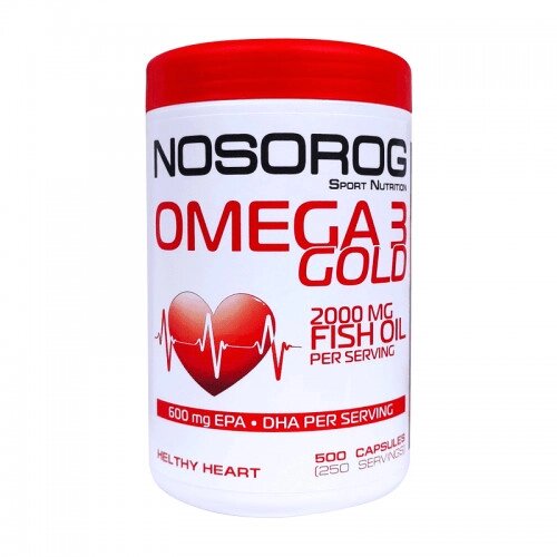 Жирні кислоти Nosorog Omega 3 Gold, 300 капсул від компанії Shock km ua - фото 1