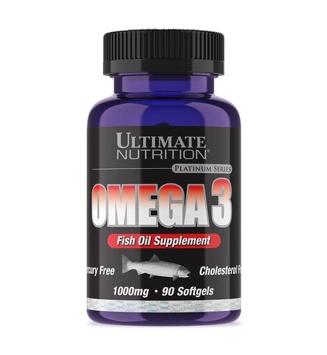 Жирні кислоти Ultimate Omega 3 18:12 Softgels, 90 капсул від компанії Shock km ua - фото 1