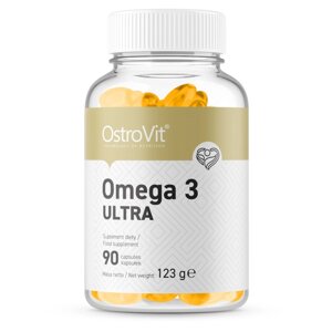 Жирні кислоти OstroVit Omega 3 Ultra, 90 капсул