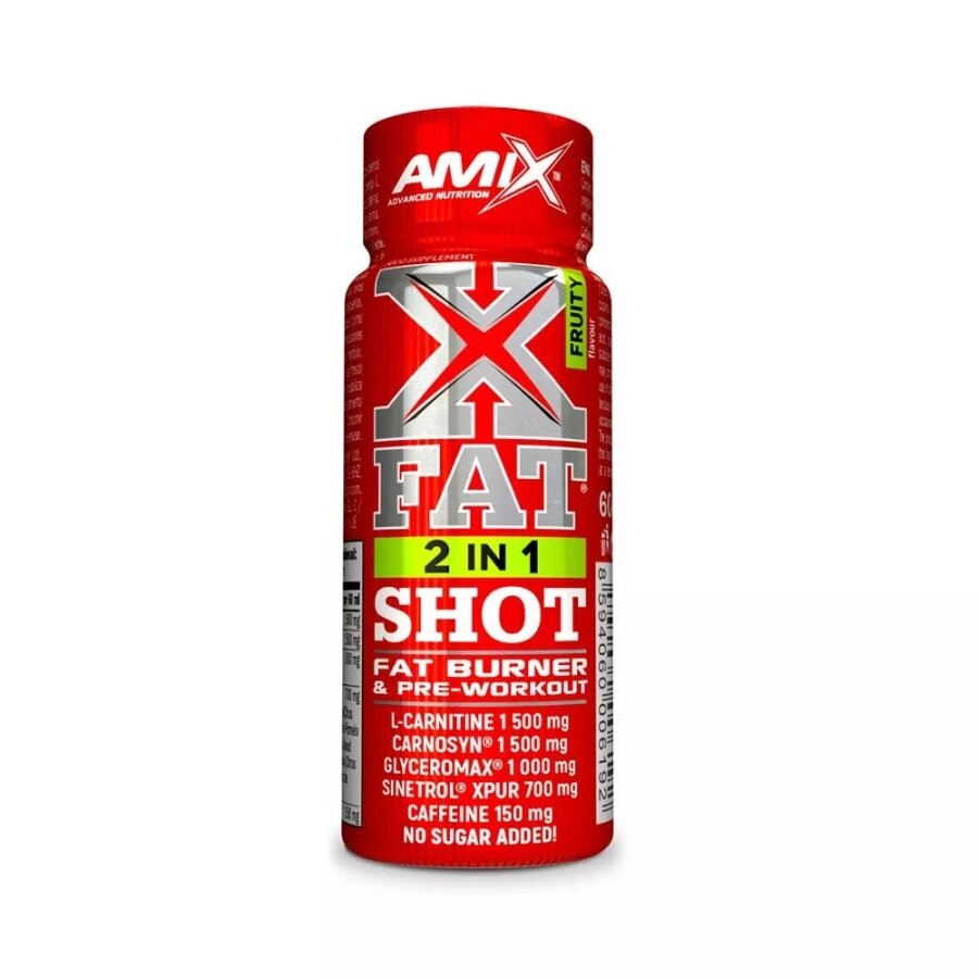 Жироспалювач Amix Nutrition XFat 2in1, 60 мл Фрукти від компанії Shock km ua - фото 1