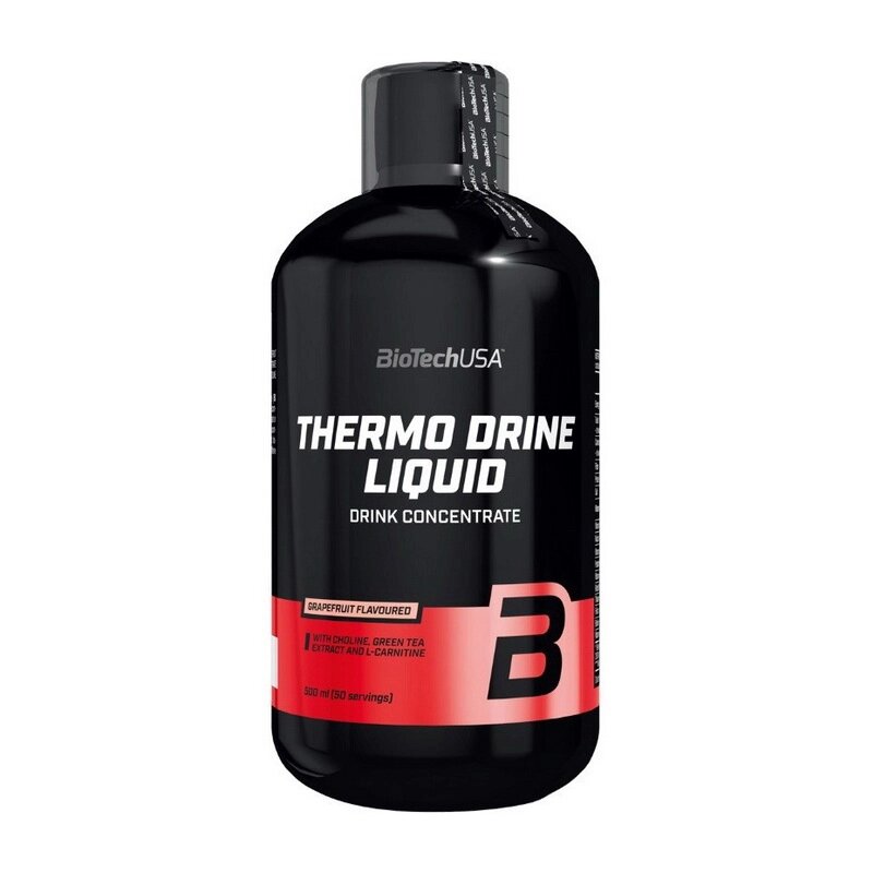 Жироспалювач BioTech Thermo Drine Liquid, 500 мл - грейпфрут від компанії Shock km ua - фото 1