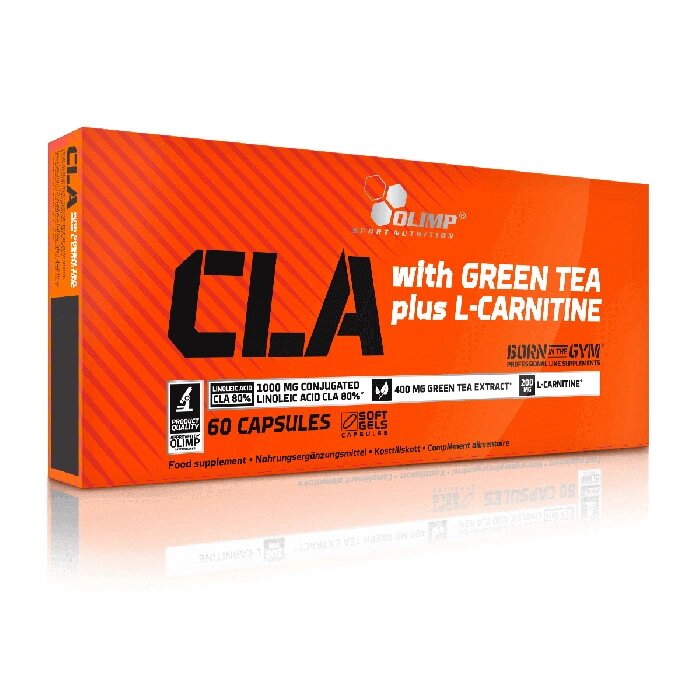 Жироспалювач Olimp CLA with Green Tea plus L-Carnitine, 60 капсул - Sport Edition від компанії Shock km ua - фото 1