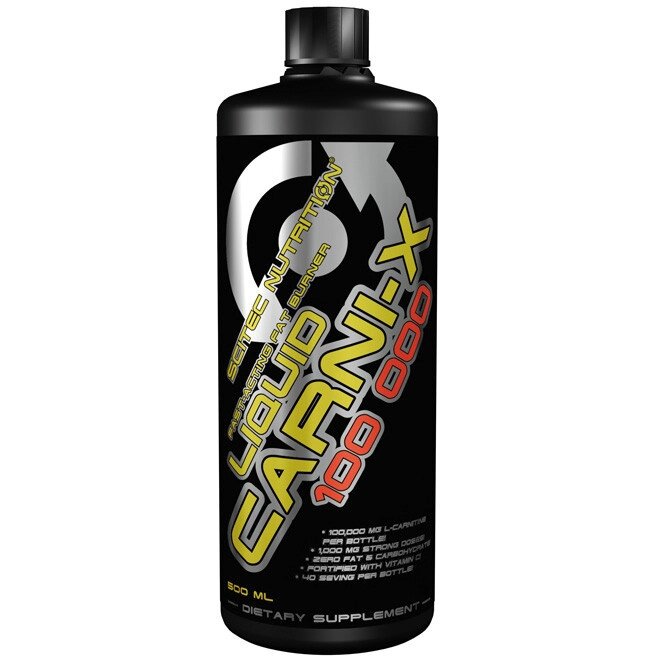 Жироспалювач Scitec Carni X Liquid 100 000, 500 мл Кактус-ананас від компанії Shock km ua - фото 1
