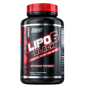 Жироспалювач Nutrex Research Lipo-6 Black Extreme Potency, 120 капсул