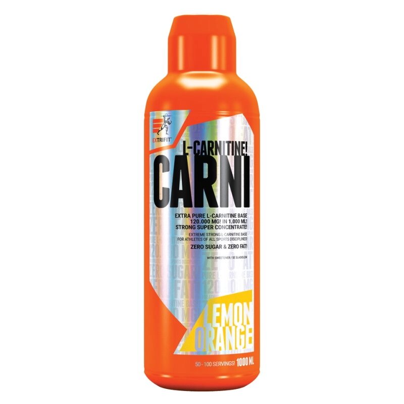 Жіросжігателя Extrifit Carni 120 000 Liquid, 1 літр Лимон, апельсин від компанії Shock km ua - фото 1