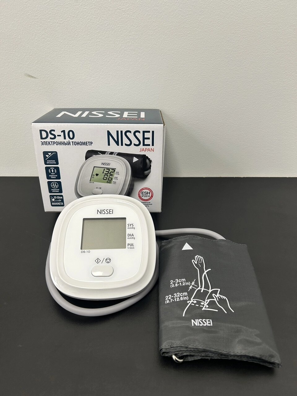Автоматичний тонометр із манжетою DS-10, Nissei від компанії Медтехніка ZENET - Товари для здоров'я, затишку та комфорта - фото 1