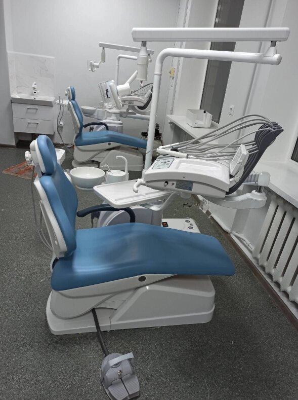 AY-A1000 стоматологічна установка економ верхня подача інструментів від компанії Медтехніка ZENET - Товари для здоров'я, затишку та комфорта - фото 1
