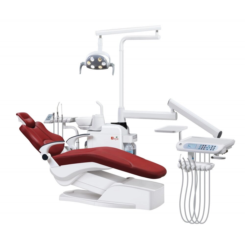 AY-A6800 преміальна стоматологічна установка з анатомічним кріслом нижня подача інструментів від компанії Медтехніка ZENET - Товари для здоров'я, затишку та комфорта - фото 1