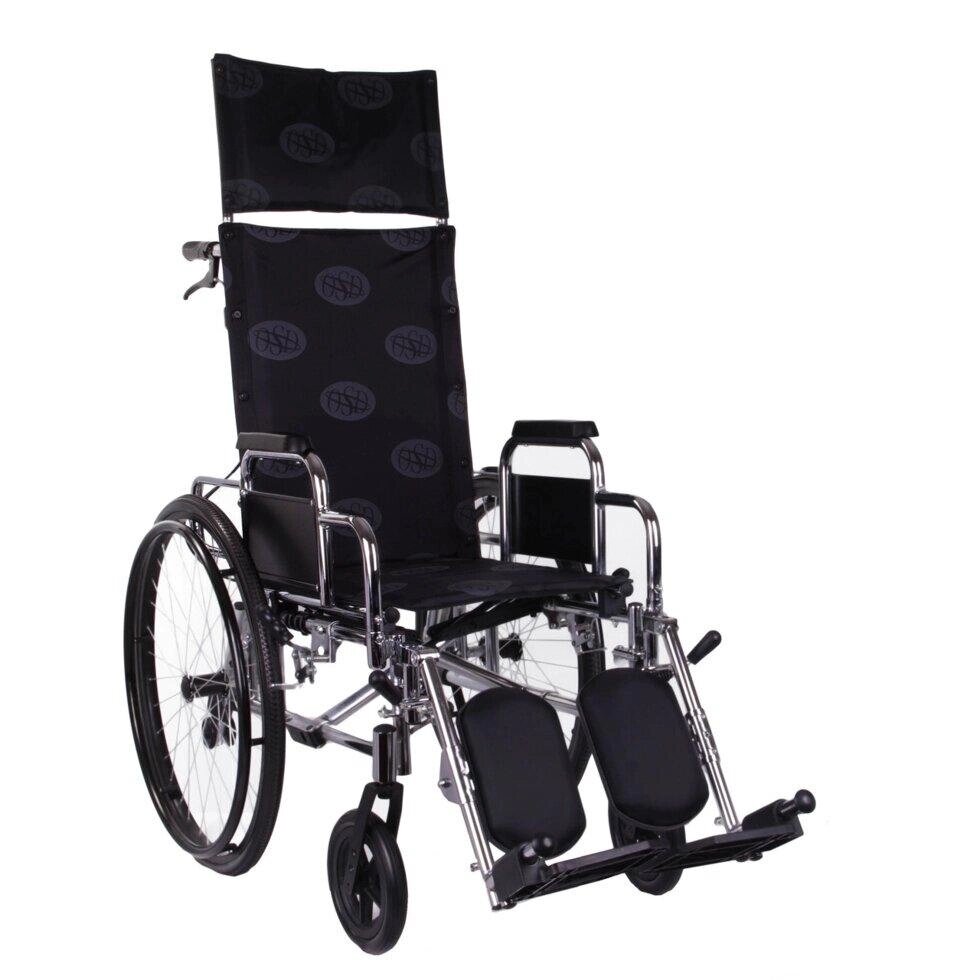 Багатофункціональна коляска «RECLINER» хром від компанії Медтехніка ZENET - Товари для здоров'я, затишку та комфорта - фото 1