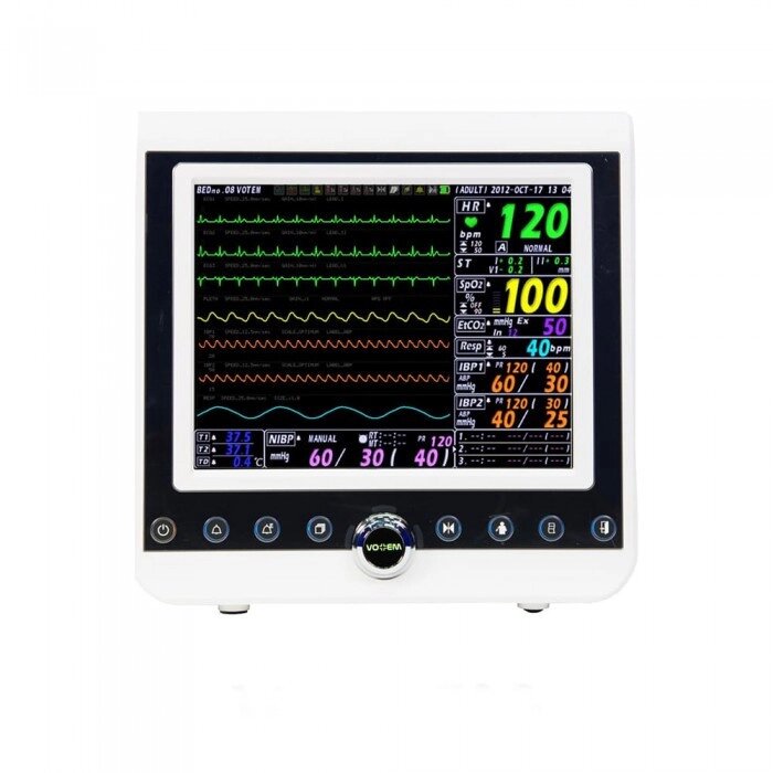 Багатофункціональний монітор пацієнта VP 1000 (2 канали температури, 2 канали інвазивного тиску) + принтер від компанії Медтехніка ZENET - Товари для здоров'я, затишку та комфорта - фото 1