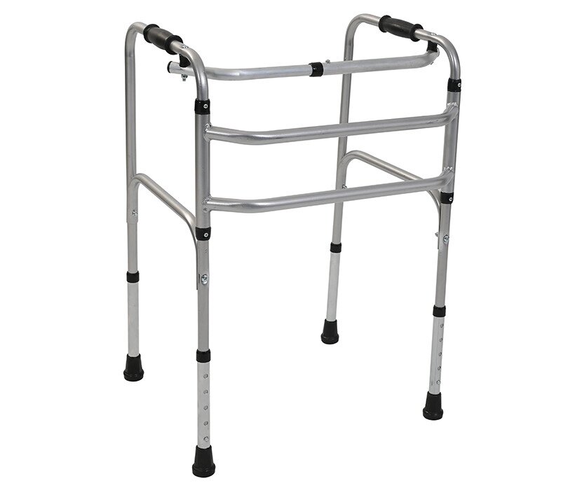 Ходунки сталеві WR-440 крокуючі, складні для інвалідів та людей похилого віку від компанії Медтехніка ZENET - Товари для здоров'я, затишку та комфорта - фото 1