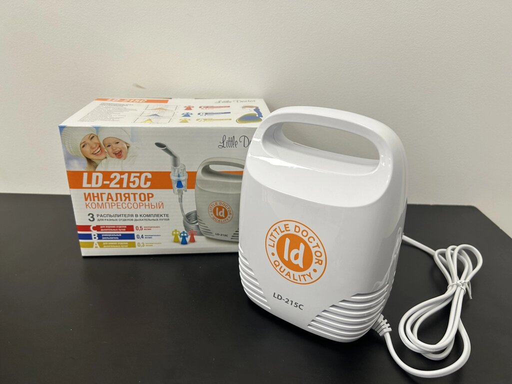 Інгалятор компресорний LD-215C для дітей та дорослих від компанії Медтехніка ZENET - Товари для здоров'я, затишку та комфорта - фото 1