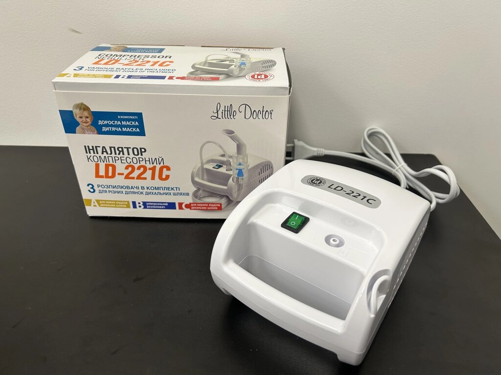 Інгалятор компресорний LD-221C Little Doctor від компанії Медтехніка ZENET - Товари для здоров'я, затишку та комфорта - фото 1