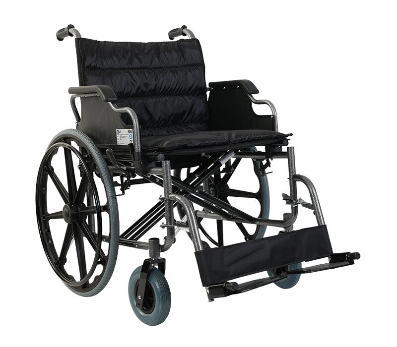 Інвалідна коляска  G140 Heaco для людей з великою вагою без двигуна від компанії Медтехніка ZENET - Товари для здоров'я, затишку та комфорта - фото 1