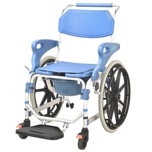 Коляска для інвалідів з туалетом MIRID KDB-698B. Багатофункціональний інвалідний візок. від компанії Медтехніка ZENET - Товари для здоров'я, затишку та комфорта - фото 1