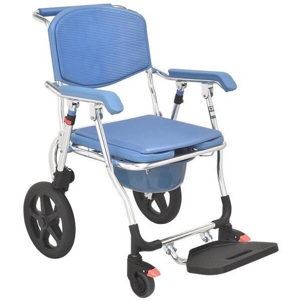 Коляска для інвалідів з туалетом MIRID KDB-699B. Багатофункціональний інвалідне крісло для душу і туалету. від компанії Медтехніка ZENET - Товари для здоров'я, затишку та комфорта - фото 1
