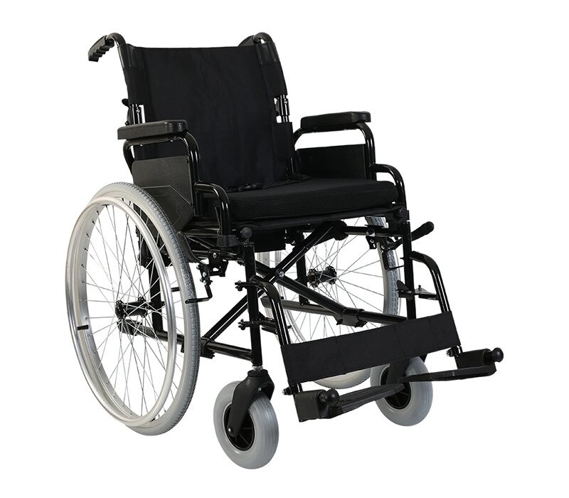 Коляска інвалідна Karadeniz Medikal G130 від компанії Медтехніка ZENET - Товари для здоров'я, затишку та комфорта - фото 1
