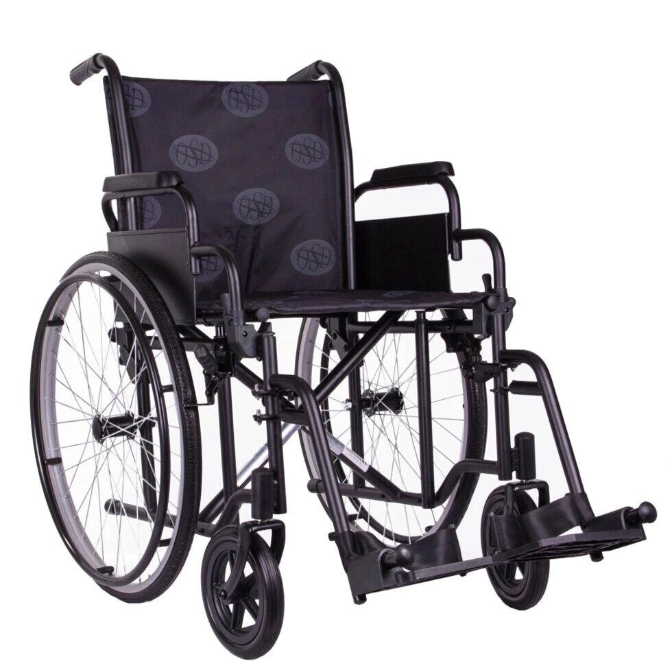 Коляска інвалідна «MODERN» OSD-MOD-ST-BK від компанії Медтехніка ZENET - Товари для здоров'я, затишку та комфорта - фото 1