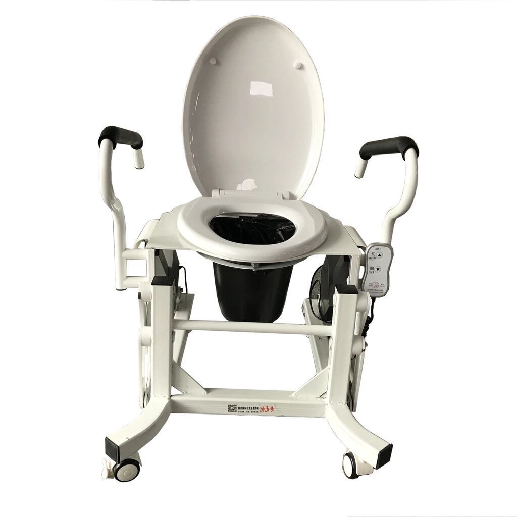 Крісло для туалету c підйомним пристроєм і підставним судном LWY-002. від компанії Медтехніка ZENET - Товари для здоров'я, затишку та комфорта - фото 1
