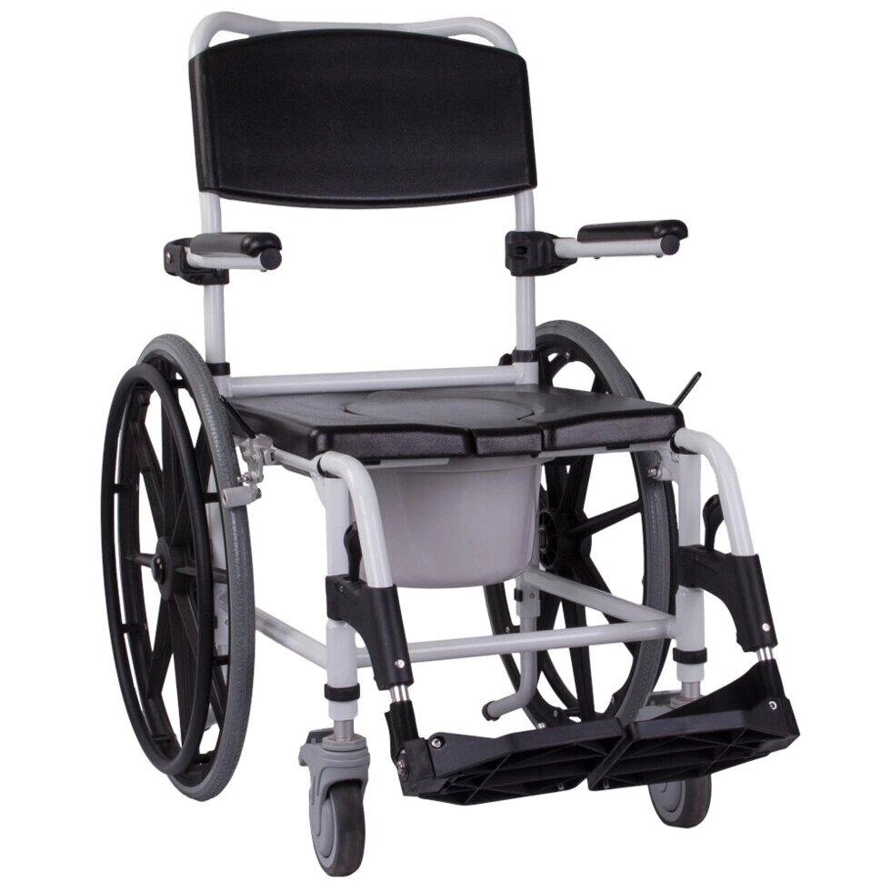 Крісло-каталка для душу та туалету «Swinger» OSD-2004101 від компанії Медтехніка ZENET - Товари для здоров'я, затишку та комфорта - фото 1