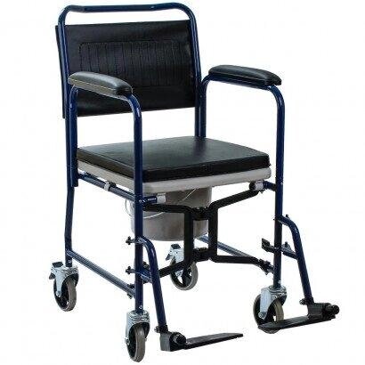 Крісло-каталка із санітарним обладнанням OSD-YU-JBS367A від компанії Медтехніка ZENET - Товари для здоров'я, затишку та комфорта - фото 1