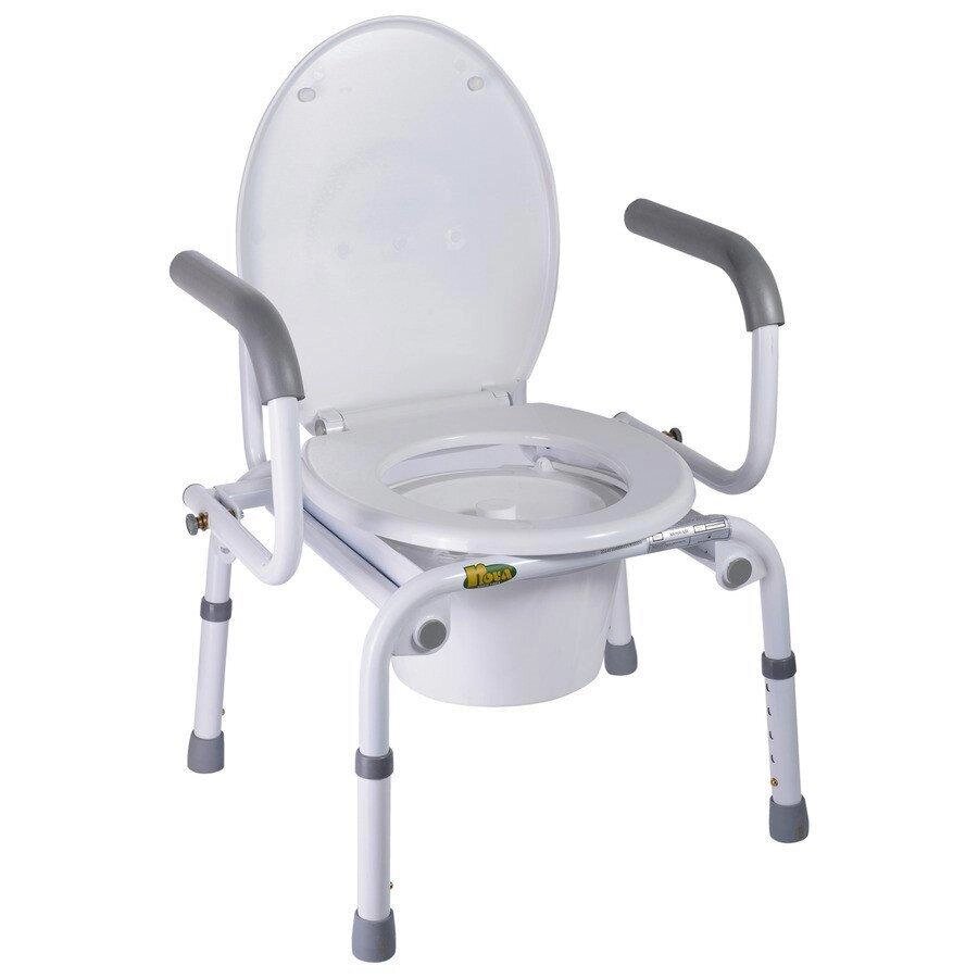 Крісло-туалет Nova з відкидними підлокітниками, арт. A8900AD від компанії Медтехніка ZENET - Товари для здоров'я, затишку та комфорта - фото 1
