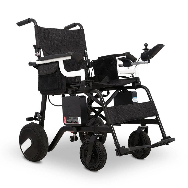Легка складана електрична коляска для інвалідів MIRID D6030 (Батарея ємність 10 Аг) від компанії Медтехніка ZENET - Товари для здоров'я, затишку та комфорта - фото 1