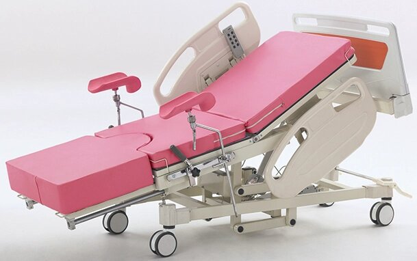 Ліжко акушерське "Біомед" B-48 (3-секційне, електричне) від компанії Медтехніка ZENET - Товари для здоров'я, затишку та комфорта - фото 1